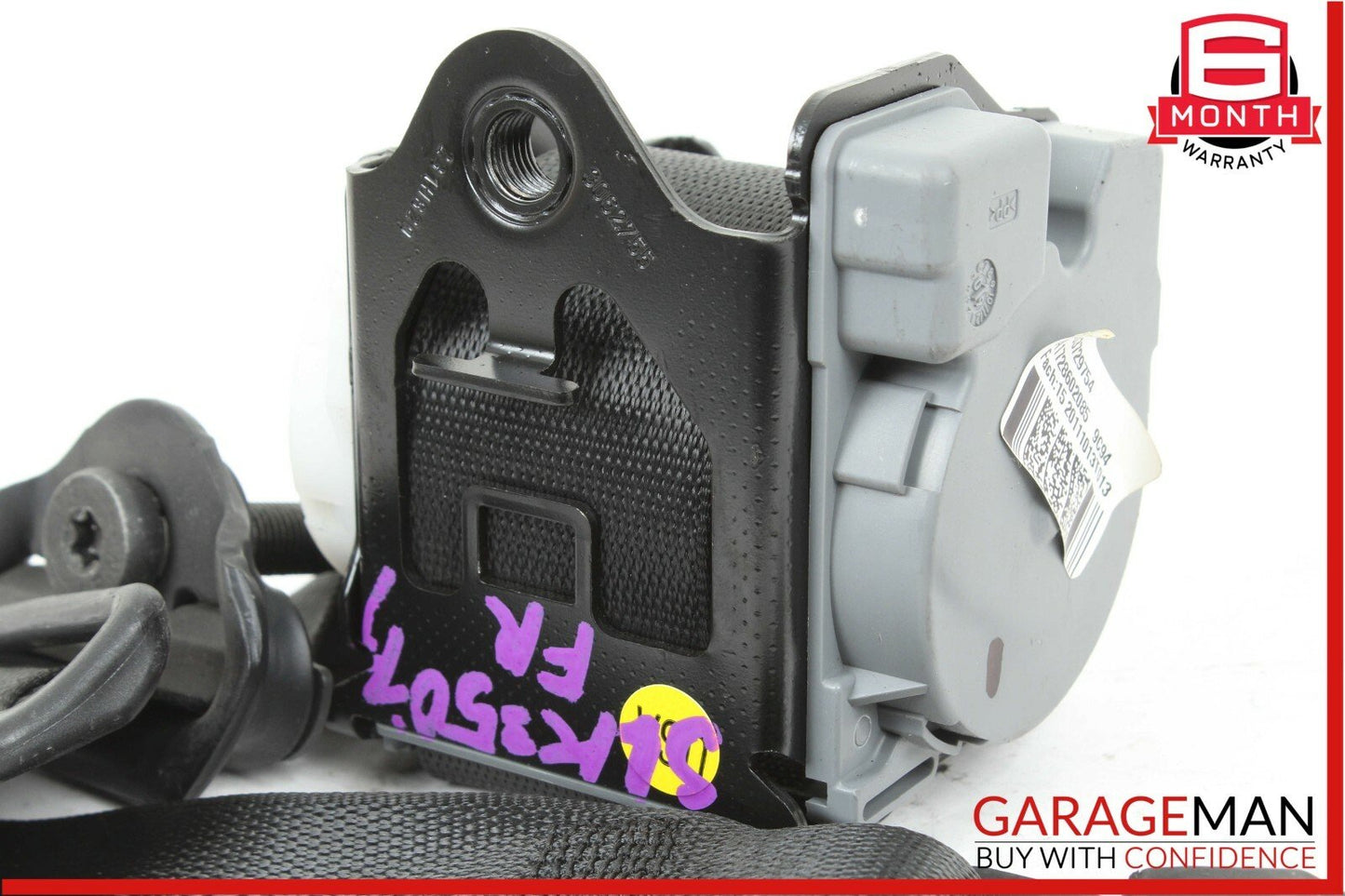 12-16 Mercedes R172 SLK350 Front Right Side Seatbelt Seat Belt Retractor Black