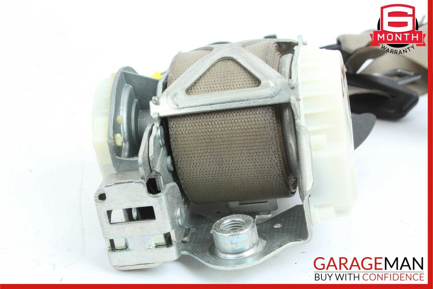 08-14 Mercedes W204 C300 C63 AMG Front Right Seatbelt Seat Belt Retractor Beige