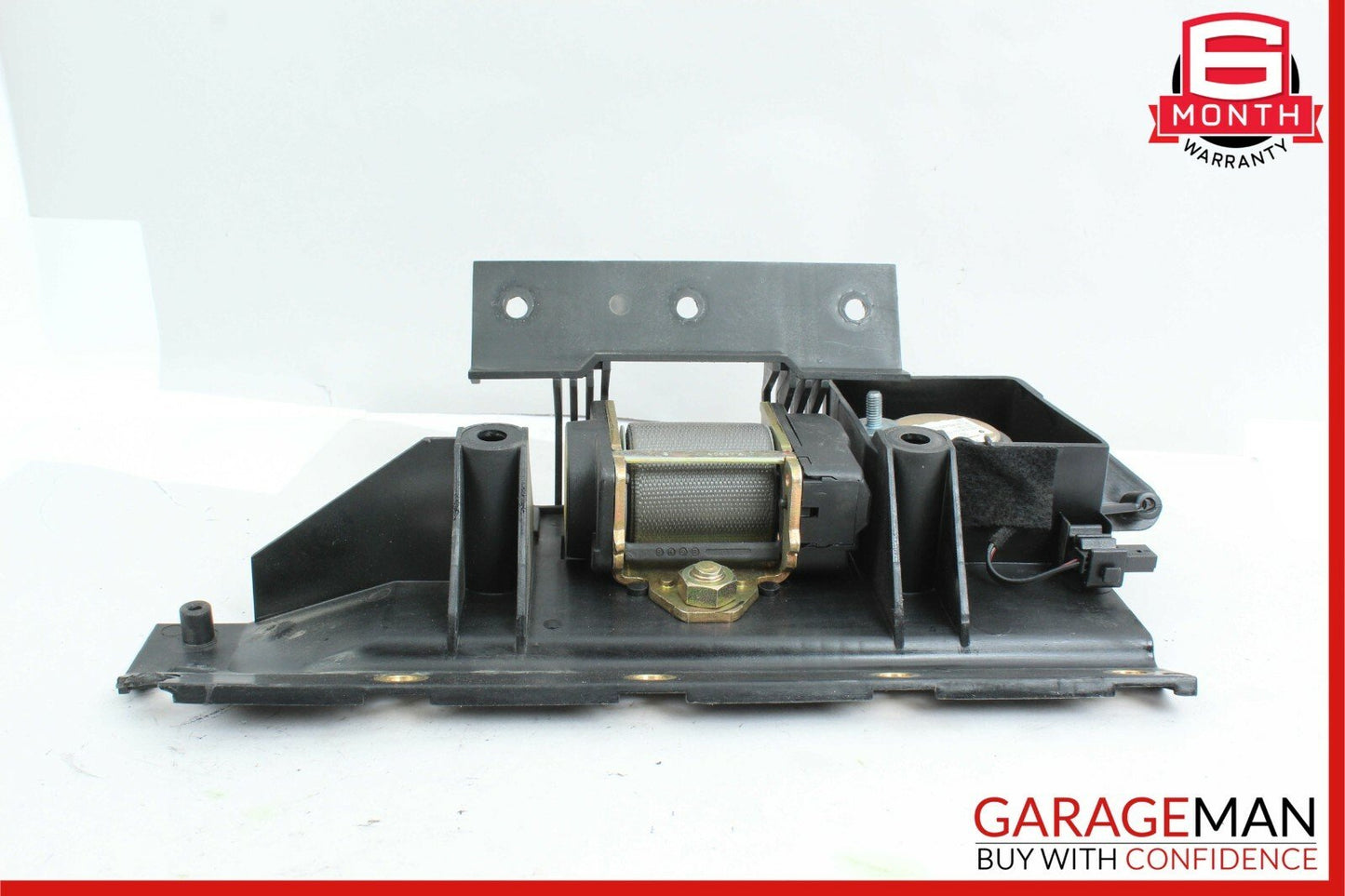 03-08 Mercedes R230 SL500 Rear Left Seat Belt Retractor Speaker Luggage Assembly