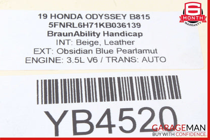 18-22 Honda Odyssey Front Mount Bracket Insulator 50830-TZ5-A03 OEM