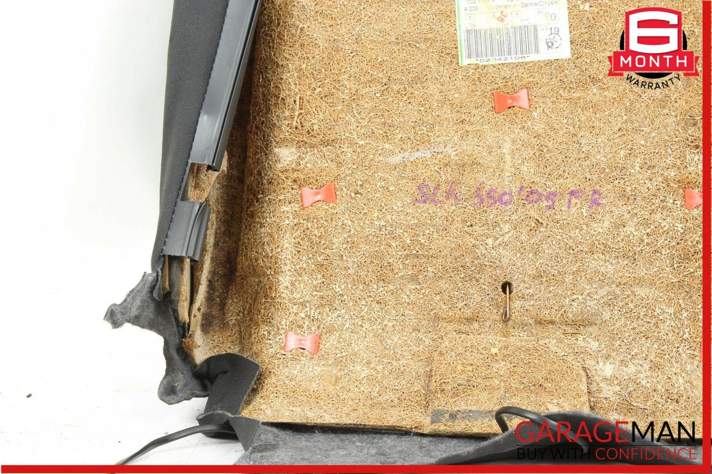 03-09 Mercedes W209 CLK350 CLK500 Front Right Top Upper Seat Cushion OEM
