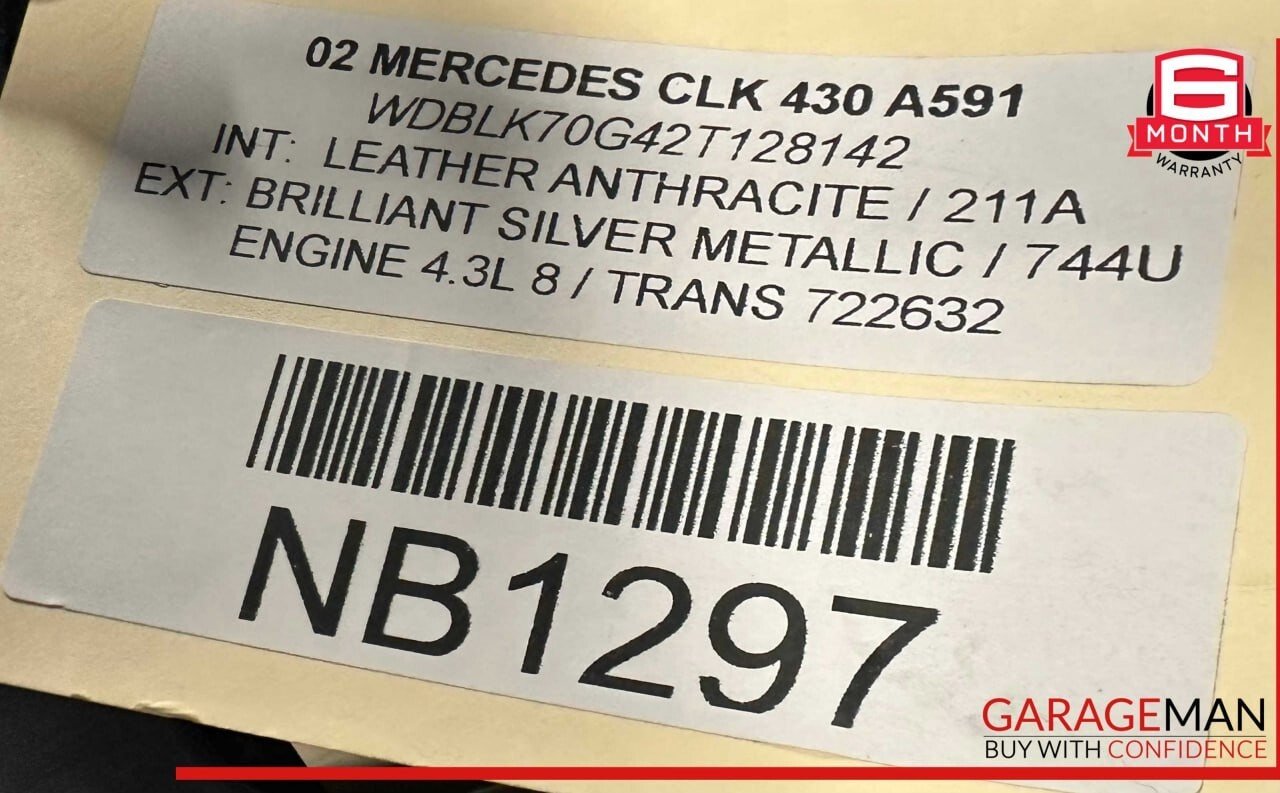 97-03 Mercedes W208 CLK430 Front Left Driver Side Exterior Door Handle OEM
