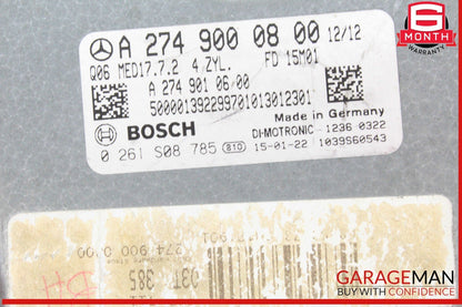 15-20 Mercedes W205 C300 GLC350e E300 M274 2.0L ECU ECM Engine Control Module