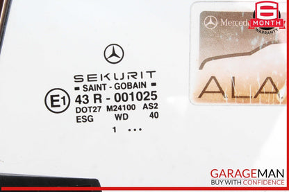 03-12 Mercedes R230 SL500 SL55 AMG Rear Left Side Quarter Window Glass OEM