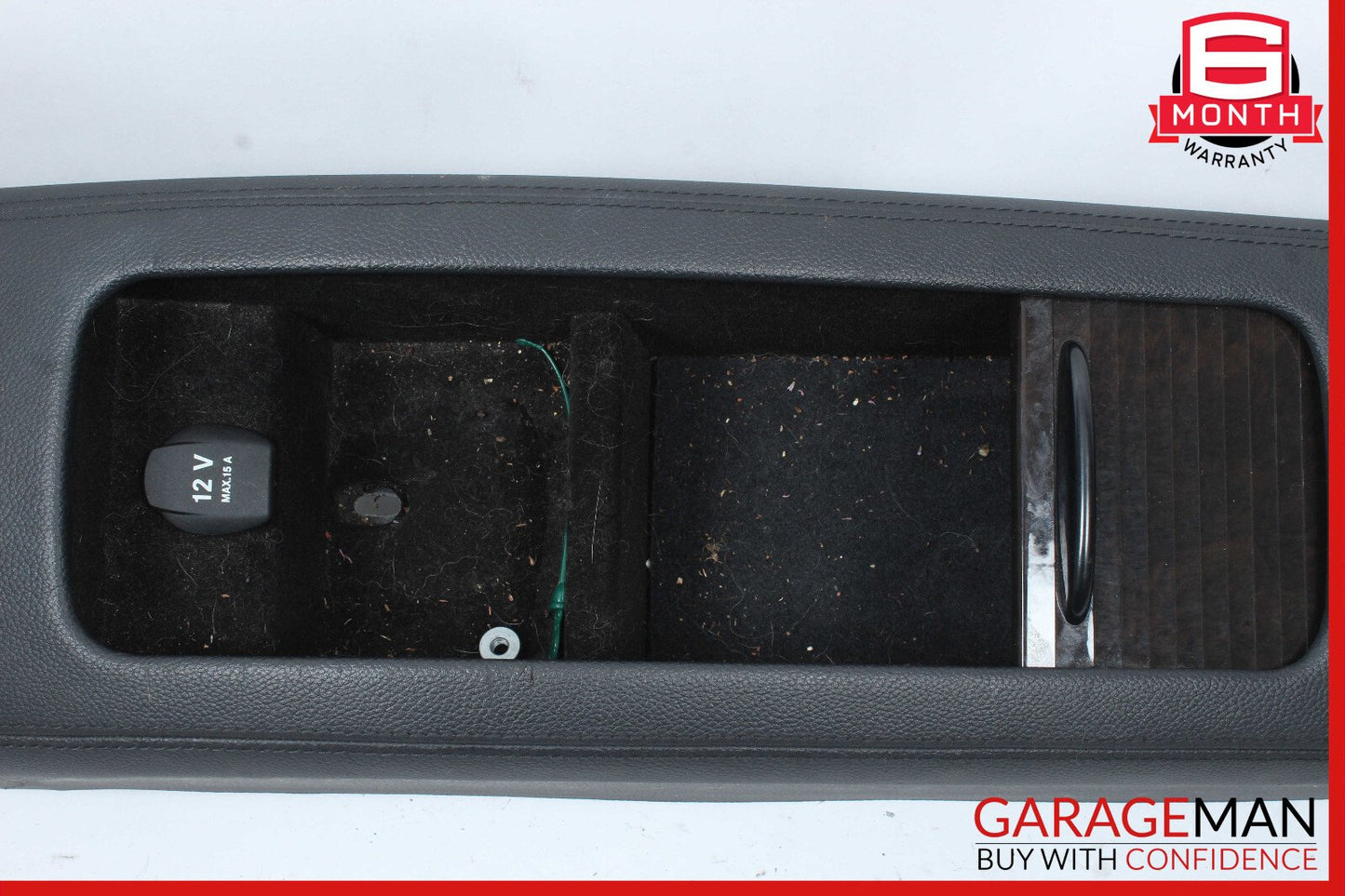 06-11 Mercedes W219 CLS500 Rear Center Console Armrest Storage OEM