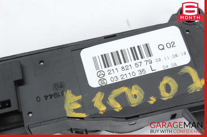 03-11 Mercedes W211 E350 CLS500 Door Mirror Control Switch 2118215779 OEM