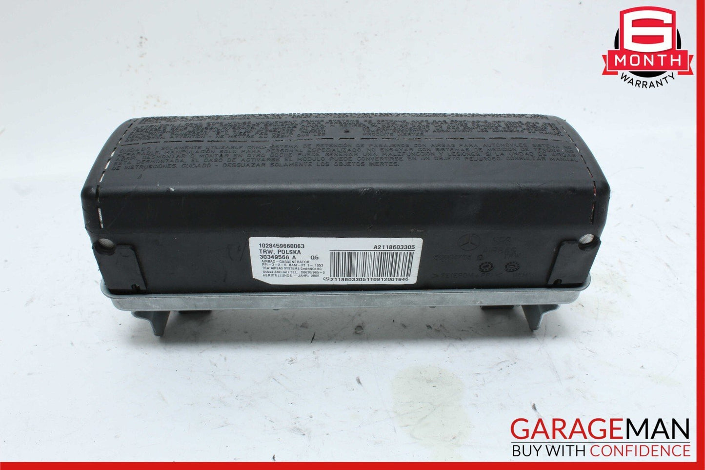 03-09 Mercedes W211 E350 E320 E550 Glove Box Right Passenger Airbag Air Bag