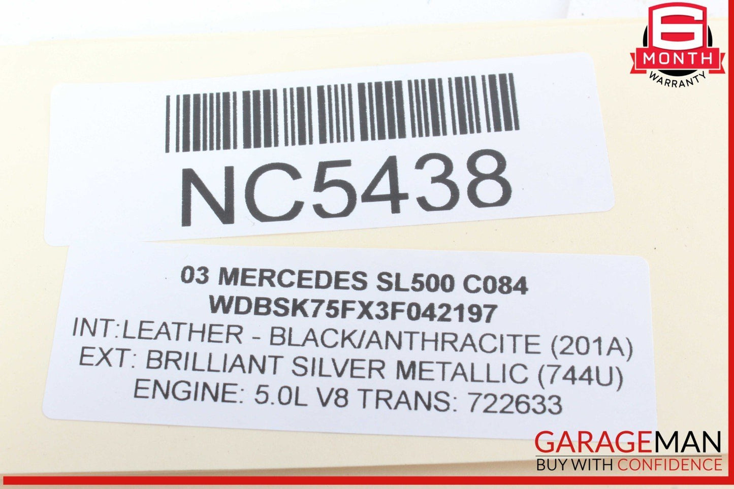 Unknown 2308200189/ A2308200189/ A 230 820 01 89 0189 OEM