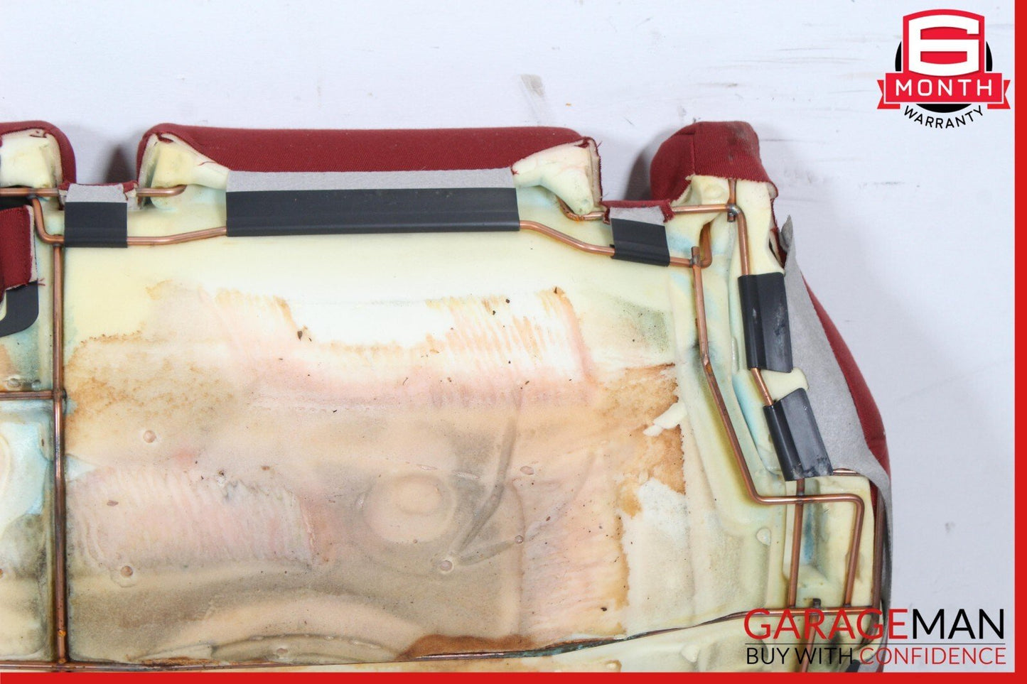 15-20 Audi S3 A3 Rear Seat Bottom Cushion Bench Red OEM