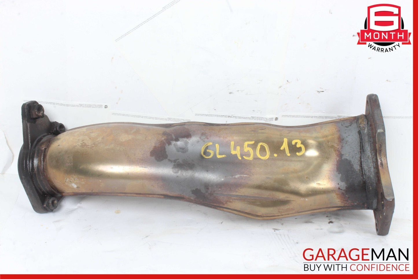 12-19 Mercedes X166 GL450 ML550 Front Right & Left Side Engine Exhaust Pipe Set