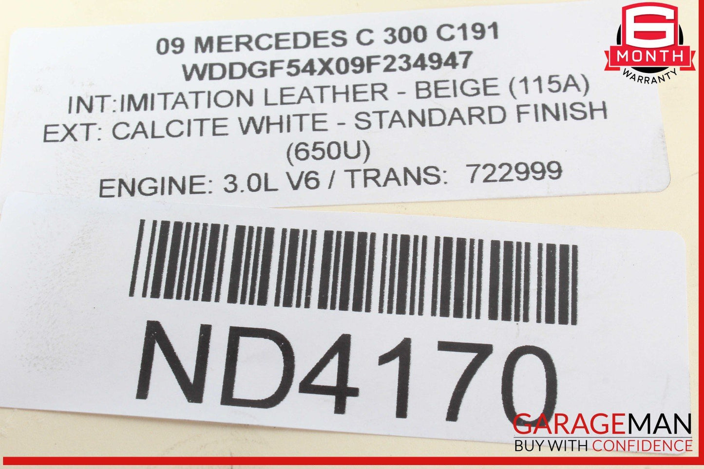 06-15 Mercedes W204 C300 ML350 Engine Oil Separator Cover 2720160134 OEM