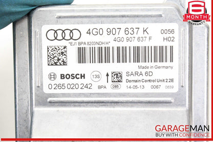 12-18 Audi A6 A7 Yaw Rate Accelerator Stability Speed Control Sensor 4G0907637K