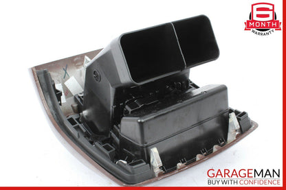 07-13 Mercedes W221 S550 Rear Center Console AC A/C Air Vent Trim Panel Wood