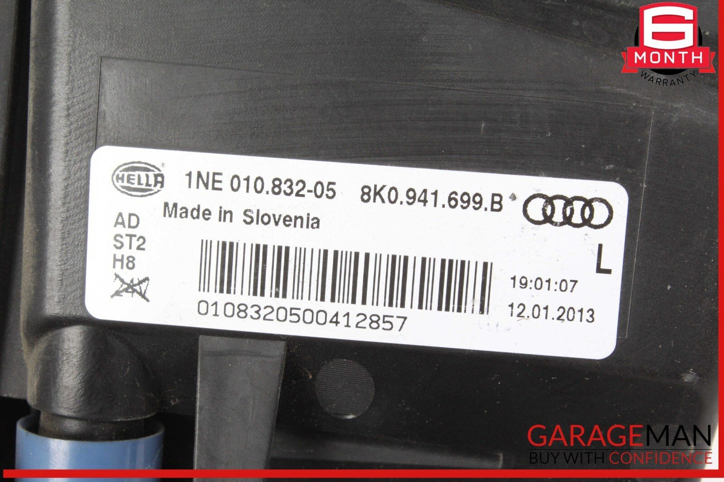 13-16 Audi A4 Front Left Driver Side Fog Light Lamp 8K0941699B OEM