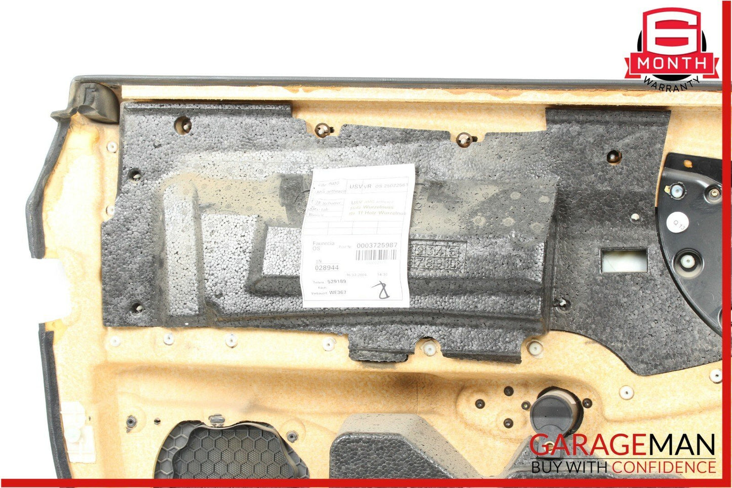 03-05 Mercedes W209 CLK55 AMG Complete Front Right Interior Door Panel Black OEM