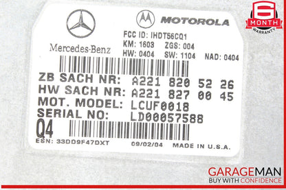 Mercedes W209 CLK320 SL500 Voice Communication Control Module 2218205226 OEM