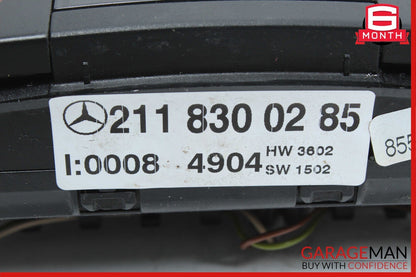 06-11 Mercedes W219 CLS500 E500 Rear AC Climate Control Switch 2118300285 OEM