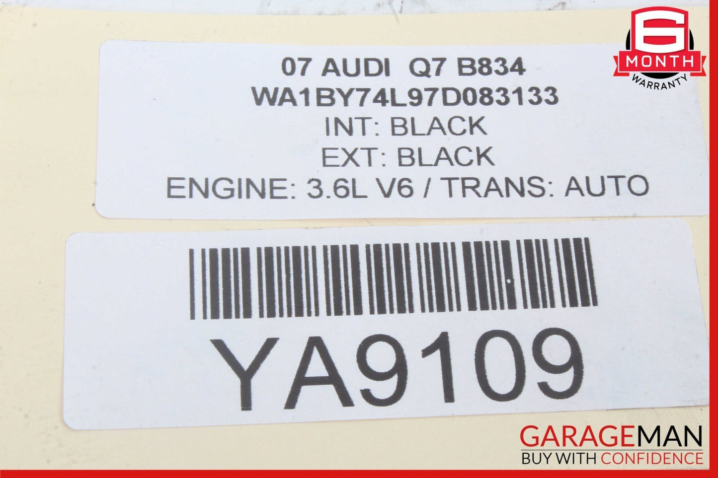 07-15 Audi Q7 Rear Left Side Door Lock Latch Actuator Unit 3C4839015D OEM