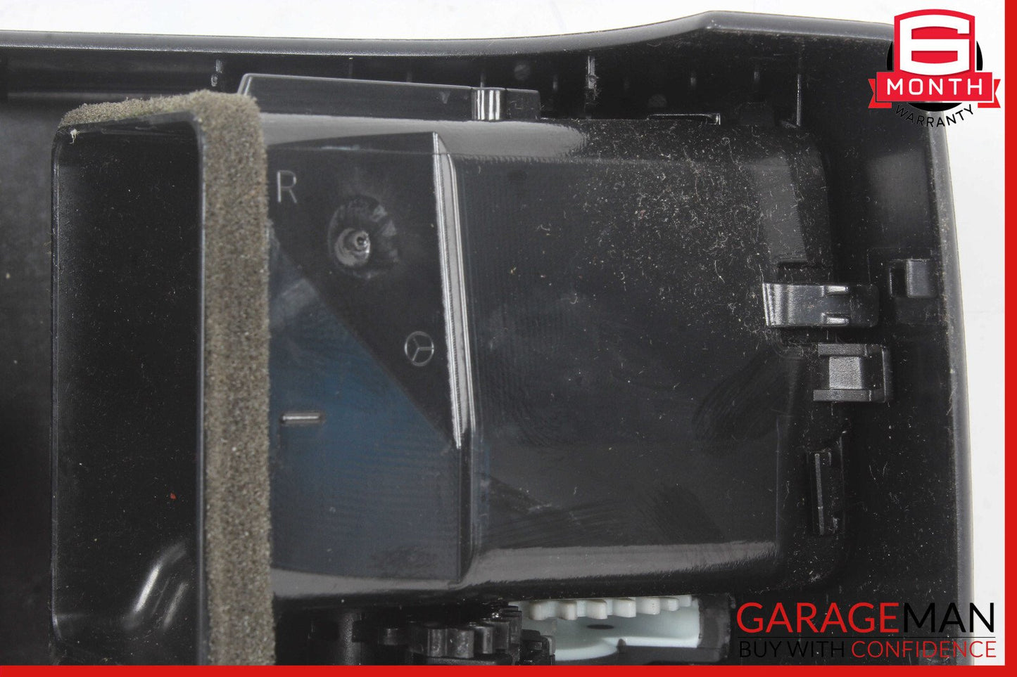 08-17 Mercedes W204 C280 E350 Rear Center Console AC Air Vent Trim Black OEM