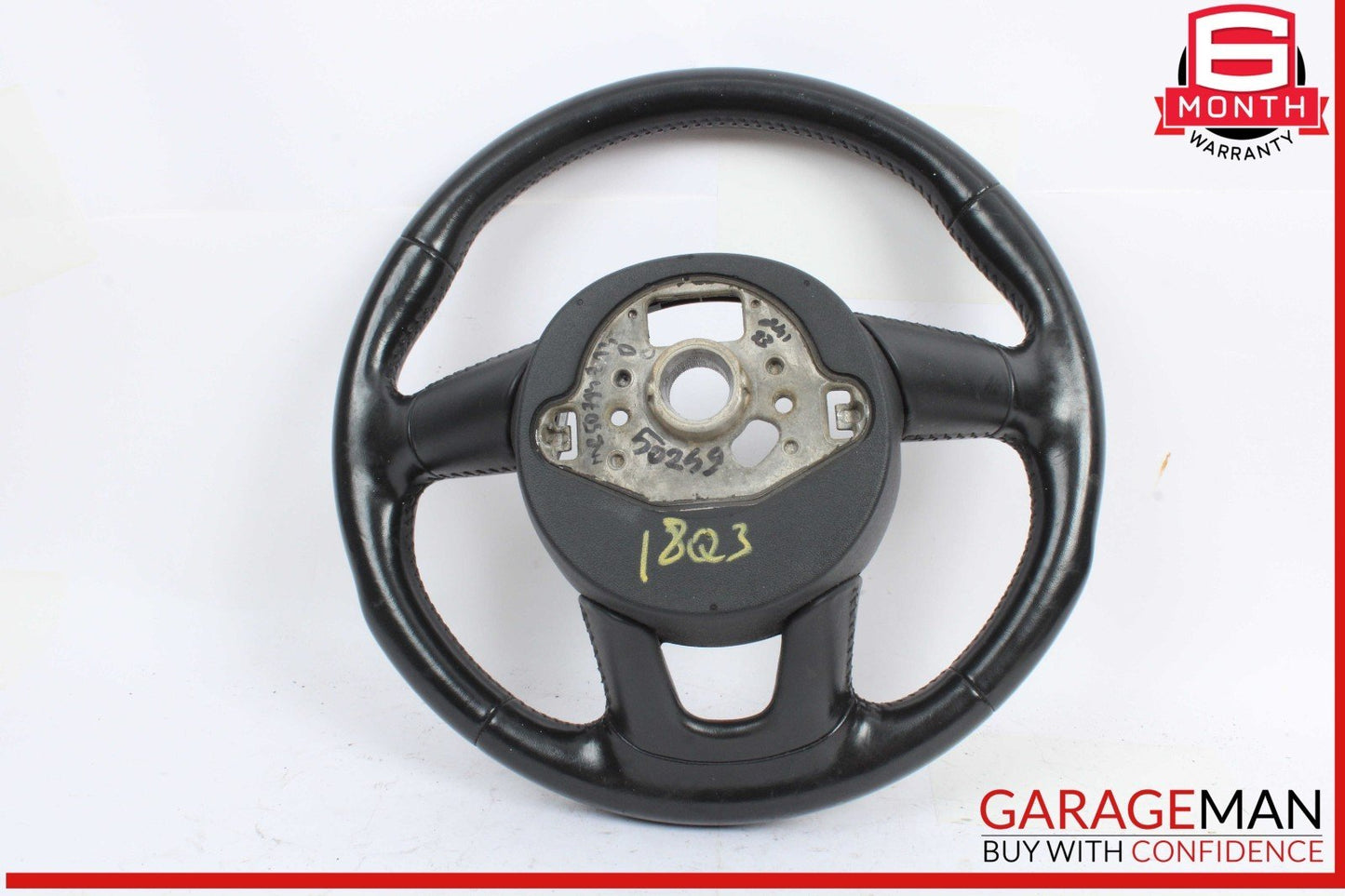15-18 Audi Q3 Front Left Driver Side Steering Wheel Black 4L0419689A OEM