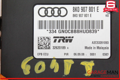 09-12 Audi A4 A5 Electric Handbrake Control Module Unit 8K0907801E OEM