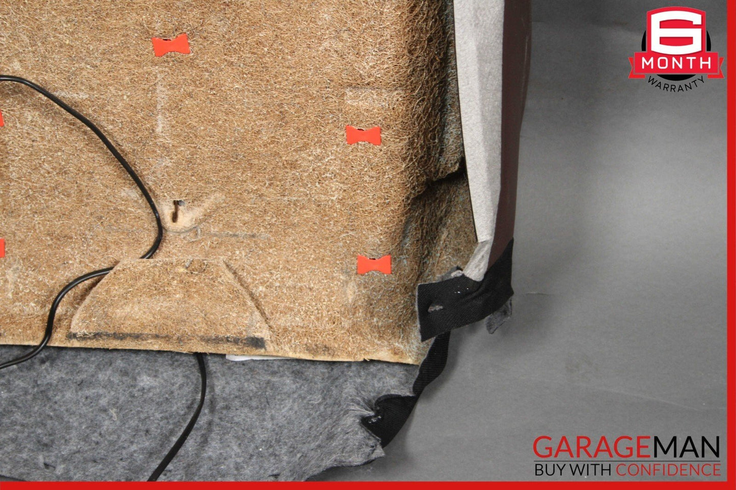 03-09 Mercedes W209 CLK320 CLK500 Front Right Side Top Upper Seat Cushion Brown
