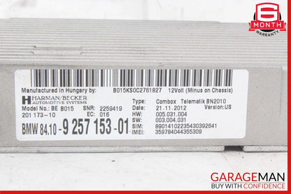 13-19 BMW 640i 650i F06 Communication Bluetooth GPS Control Module OEM