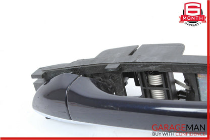 03-09 Mercedes W211 E320 E350 E500 Rear Left Side Exterior Door Handle Blue OEM