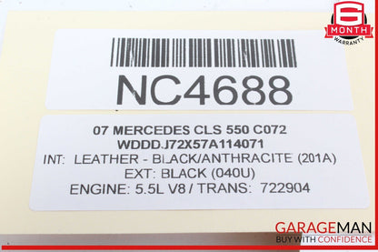 06-13 Mercedes W219 CLS550 Heated Seat Control Module Unit 2118702026 OEM