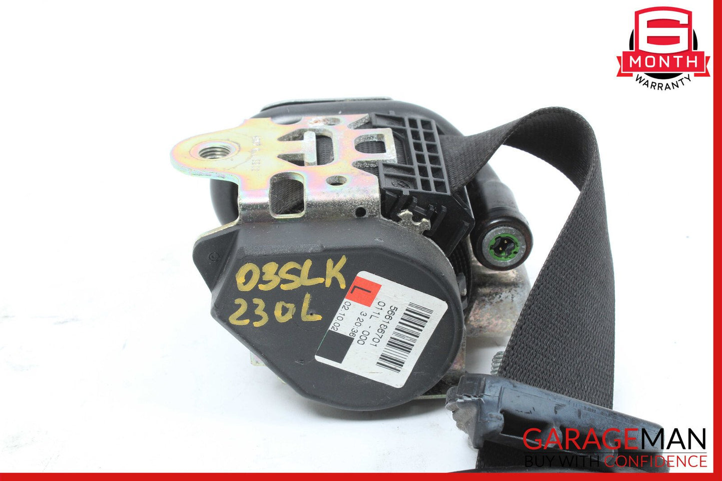 97-04 Mercedes R170 SLK230 Left Driver Side Seat Belt Seatbelt Retractor OEM