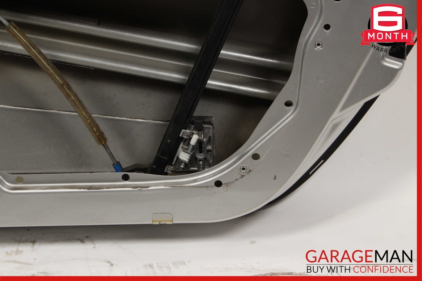 05-08 Porsche Boxster Cayman 987 Front Right Exterior Door Shell Frame Silver