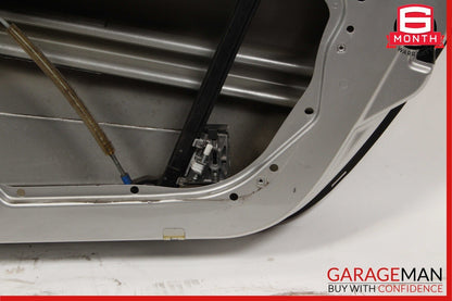05-08 Porsche Boxster Cayman 987 Front Right Exterior Door Shell Frame Silver