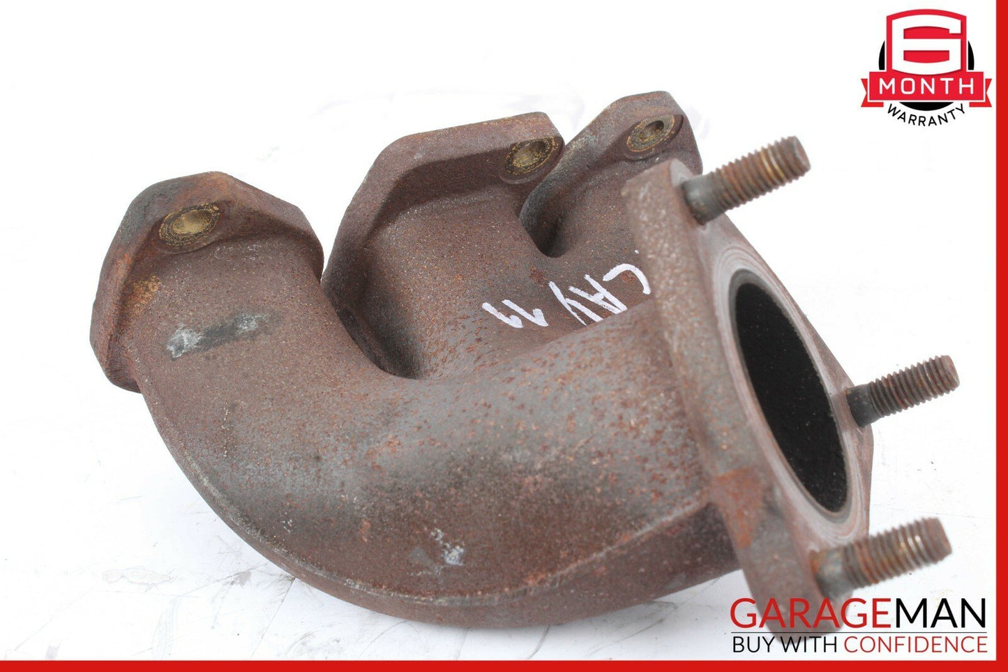 11-18 Porsche Cayenne Motor Engine Rear Exhaust Manifold 03H253031A