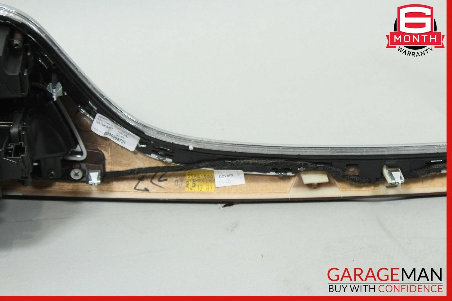 07-14 Mercedes S550 CL600 Center Dash Heater Switch Control Panel Assembly Wood