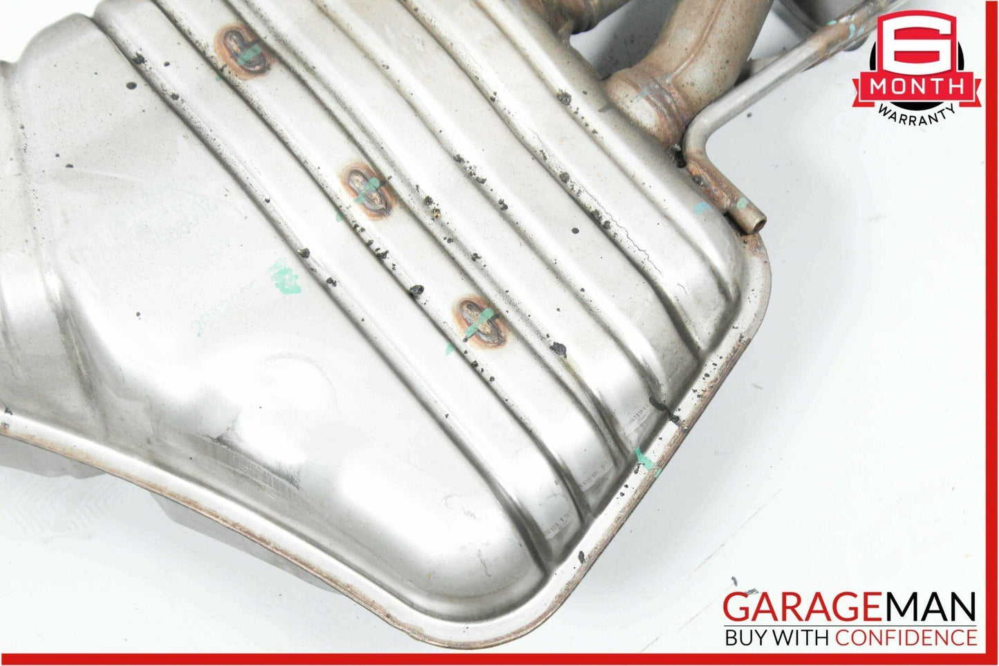 12-13 Mercedes W221 S550 4.7 Rear Left Driver Side Exhaust Muffler Tips OEM
