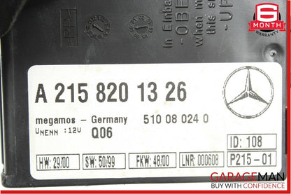 00-02 Mercedes W215 CL500 CL55 AMG Tow Alarm Control Module Unit 2158201326 Q06