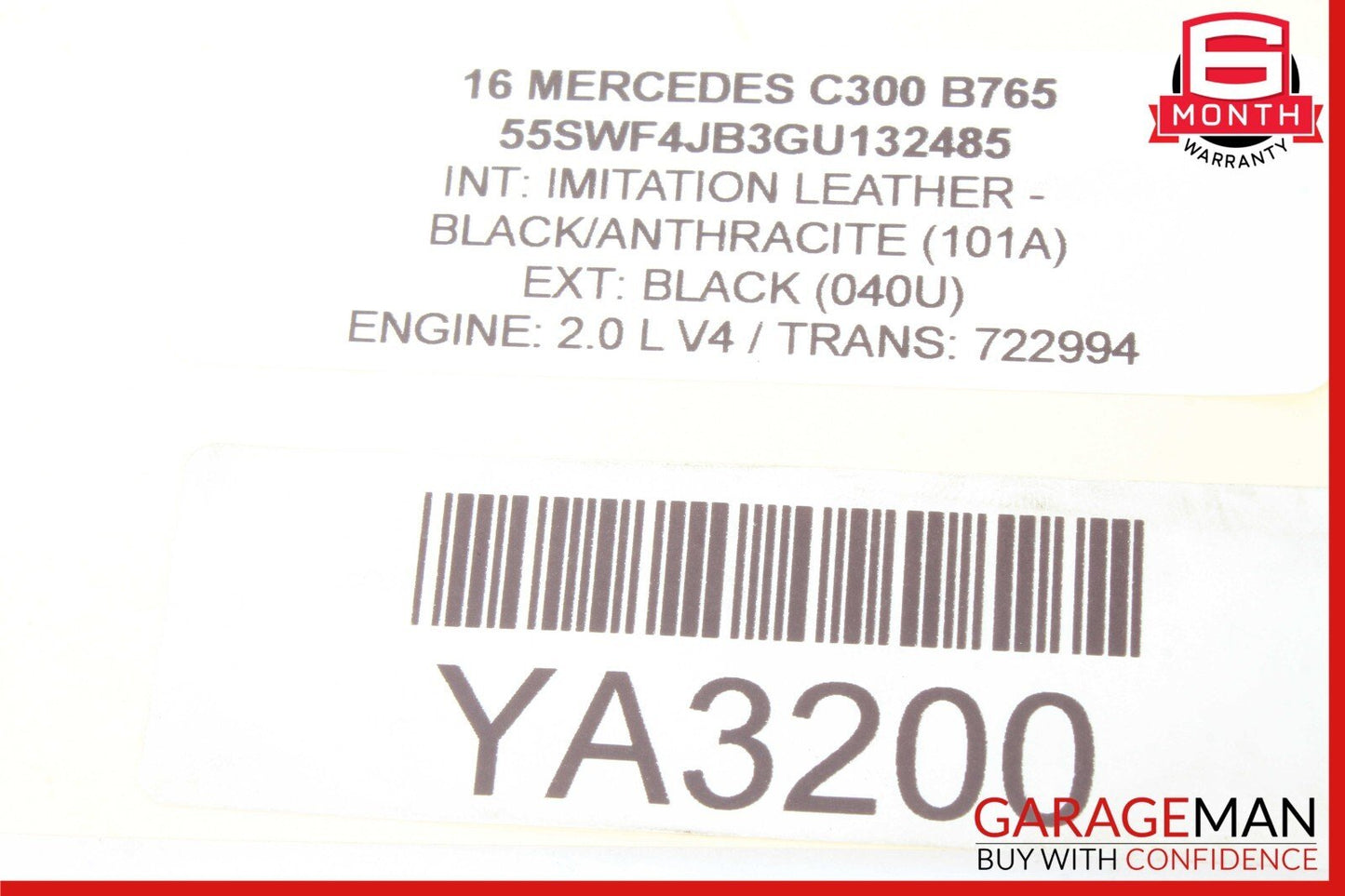 15-20 Mercedes W205 C400 C350 Front Center Console Arm Rest Armrest Cup Holder