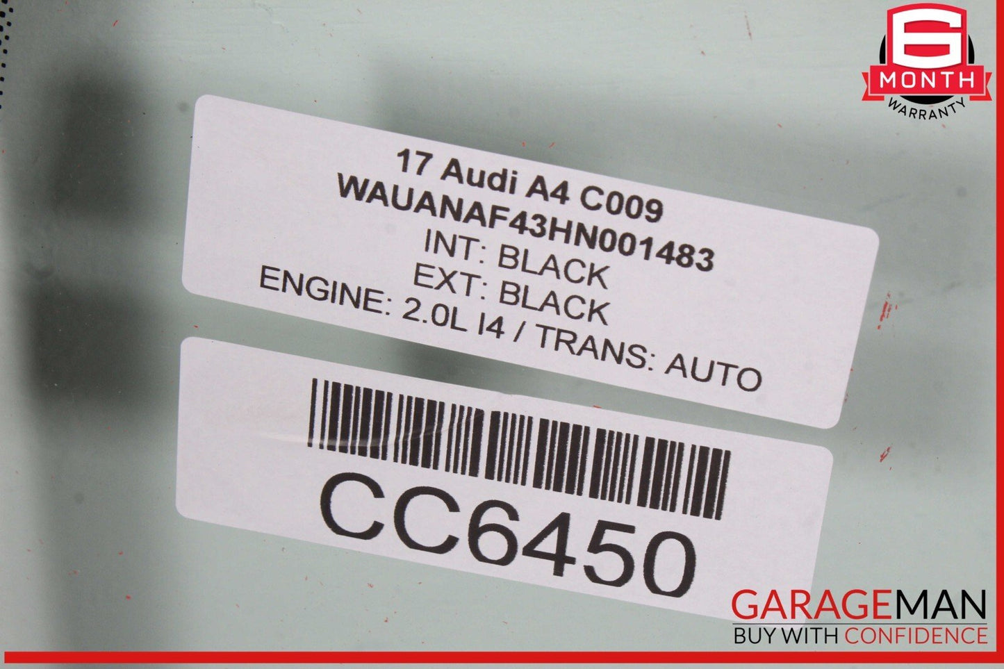 17-24 Audi A4 S4 Front Window Windshield Glass 8W0845099R OEM