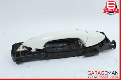 10-13 Mercedes W212 E350 E550 Rear Right Exterior Door Handle White OEM