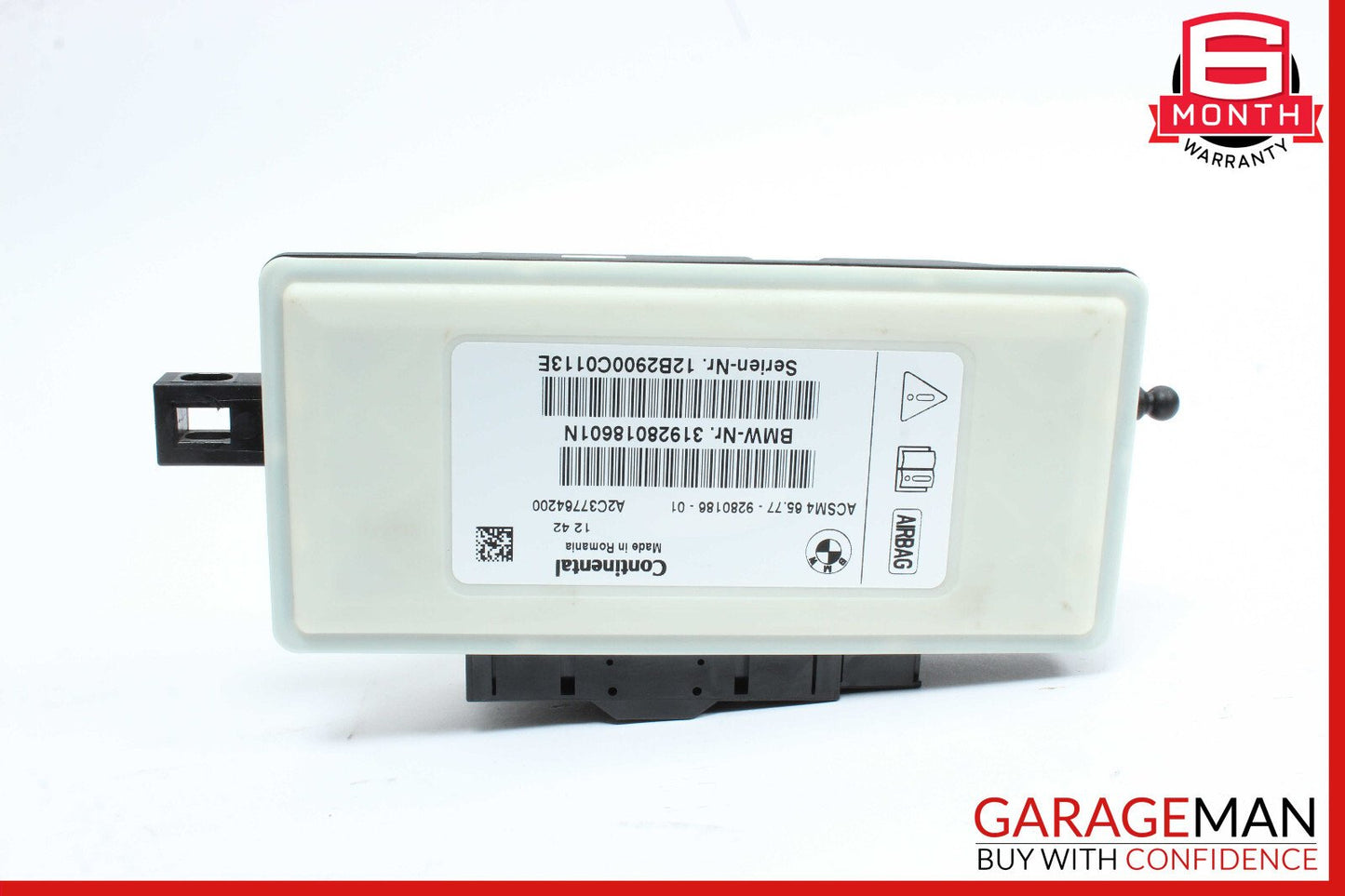 13-19 BMW 650i F06 Safety Sensor SRS Control Module Unit OEM