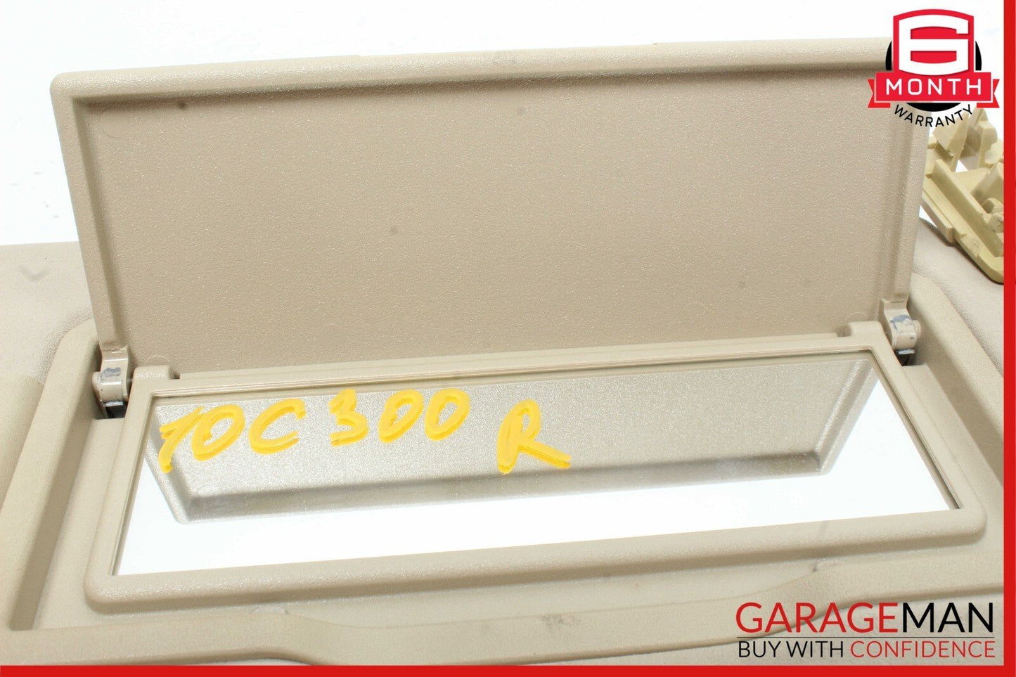 08-14 Mercedes W204 C300 Front Right Side Sun Visor Sunvisor Shade Cover OEM