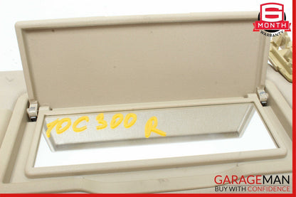 08-14 Mercedes W204 C300 Front Right Side Sun Visor Sunvisor Shade Cover OEM
