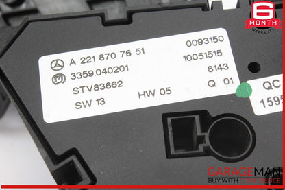 07-14 Mercedes W221 S550 CL550 Front Left Driver Seat Control Memory Switch OEM