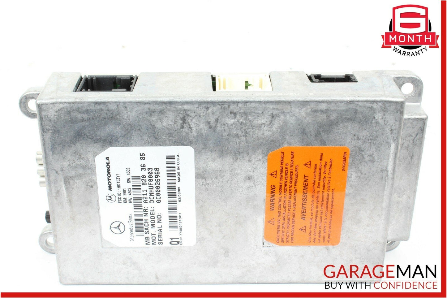 03-09 Mercedes W211 E320 E500 E550 Voice Communication Control Module Unit