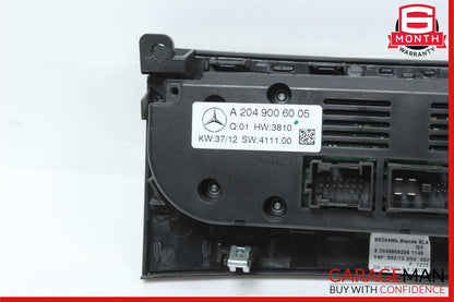 12-14 Mercedes W204 C300 C63 A/C Climate Temperature Heater Switch Control Beige