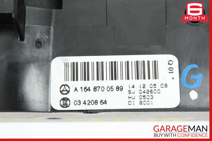 06-13 Mercedes W164 ML350 GL350 R500 Rear A/C Heater Climate Control Switch OEM
