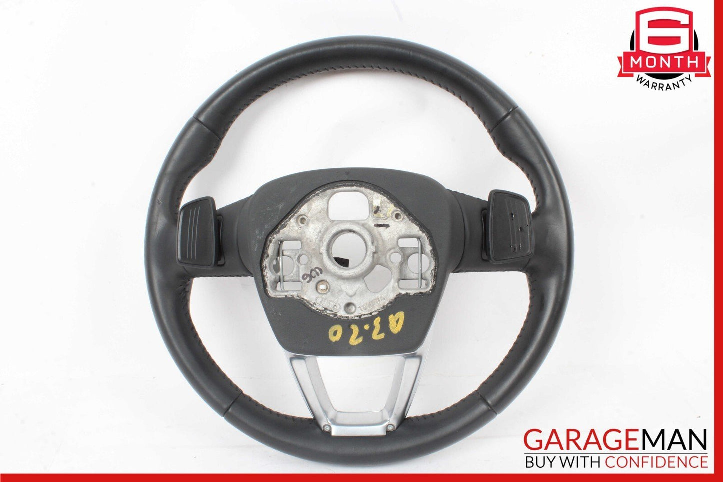 19-24 AUDI Q3 STEERING WHEEL BLACK LEATHER OEM 83A419091F
