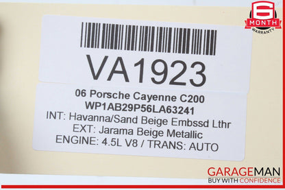 03-10 Porsche Cayenne 955 957 Rear Trunk Hatch Windshield Wiper Motor OEM
