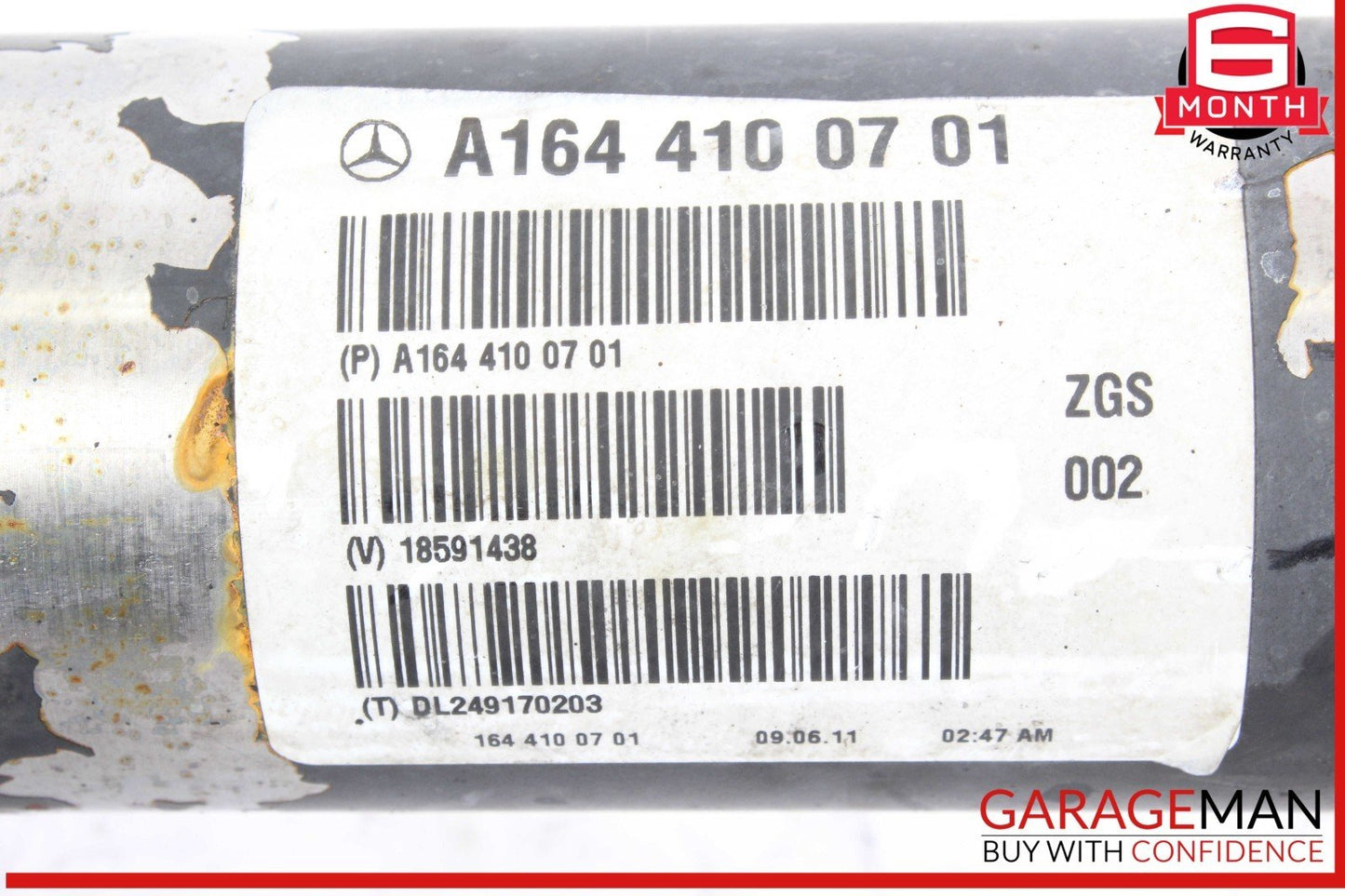 06-12 Mercedes X164 GL450 Front Drive Axle Shaft Driveshaft 1644100701