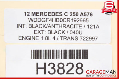 12-15 Mercedes C250 SLK250 7G Tronic Automatic Transmission Assembly 72k